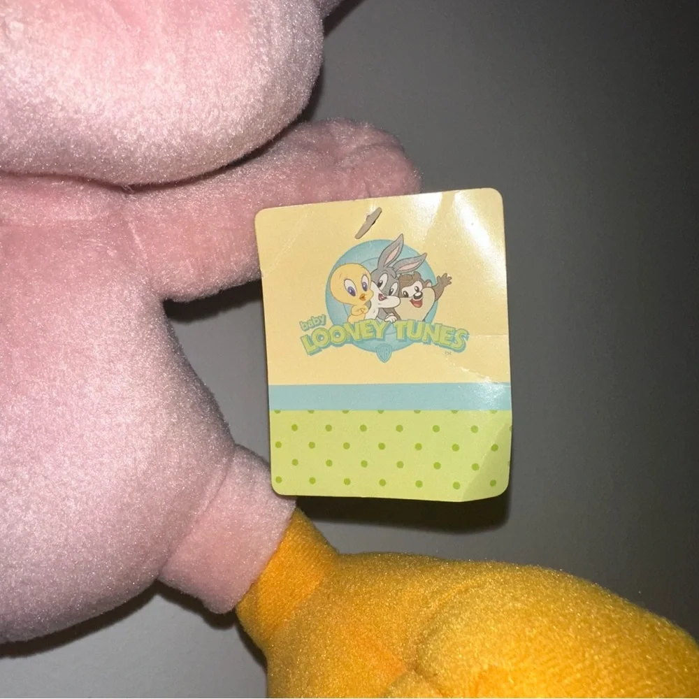 Nanco Pink Plush Tweetie Bird Baby Looney Tunes with tag 2011